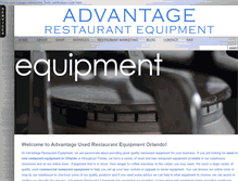 Tablet Screenshot of advantagerestaurantequipment.com